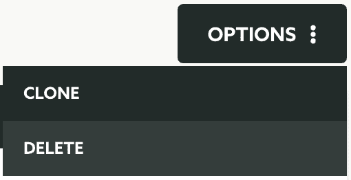 options delete