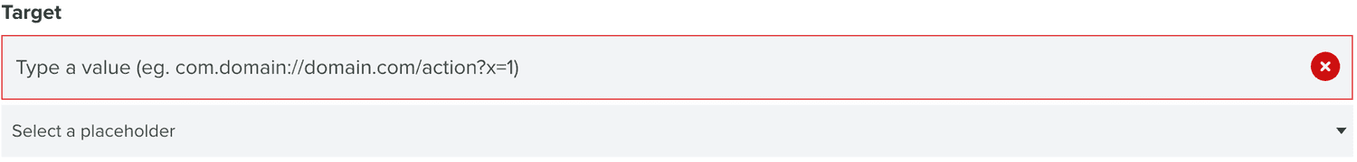 custom method target