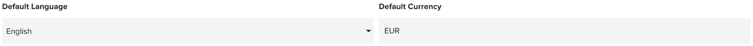options language currency