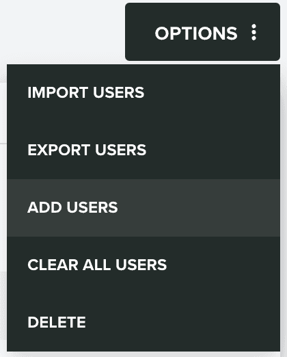 options add users