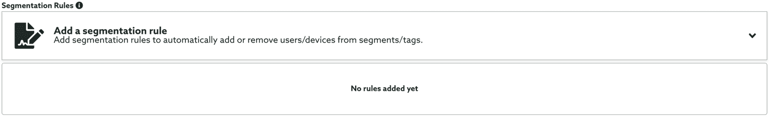 segmentation rules