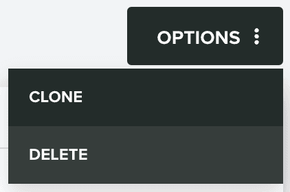 options delete