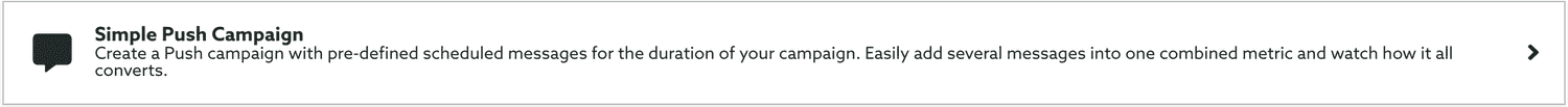 simple push campaign