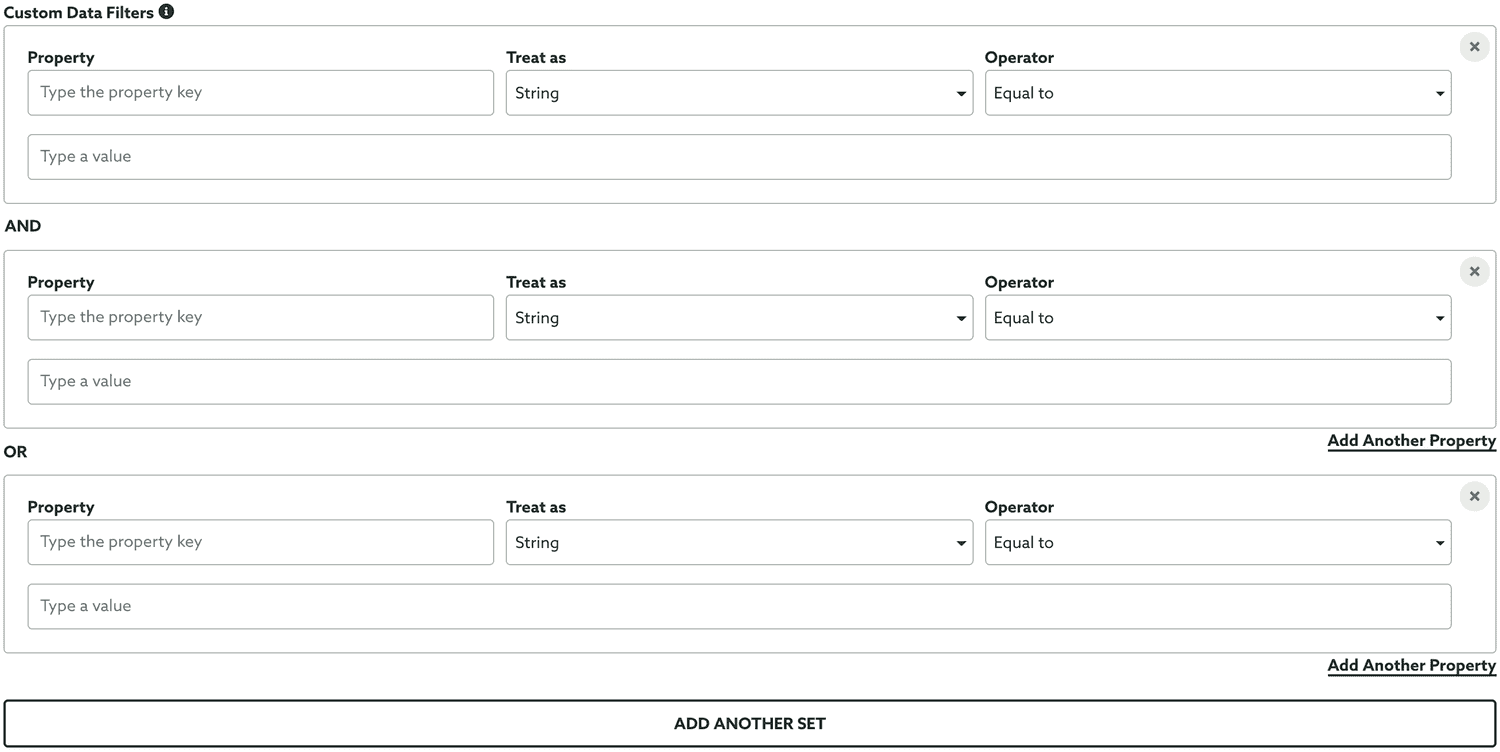 example data filters