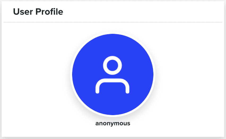 user information