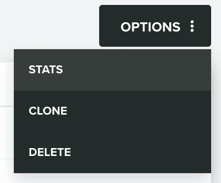 options menu stats