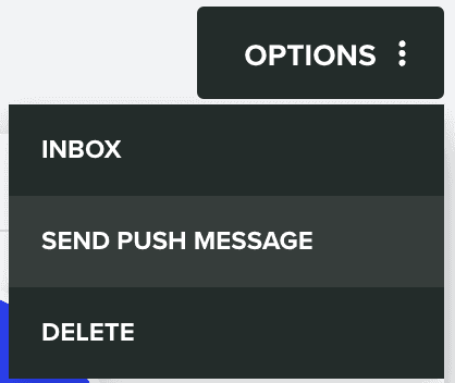 options send message