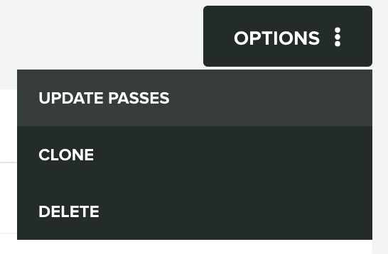 options update passes