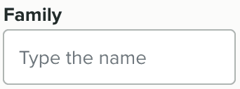 settings tab font family name