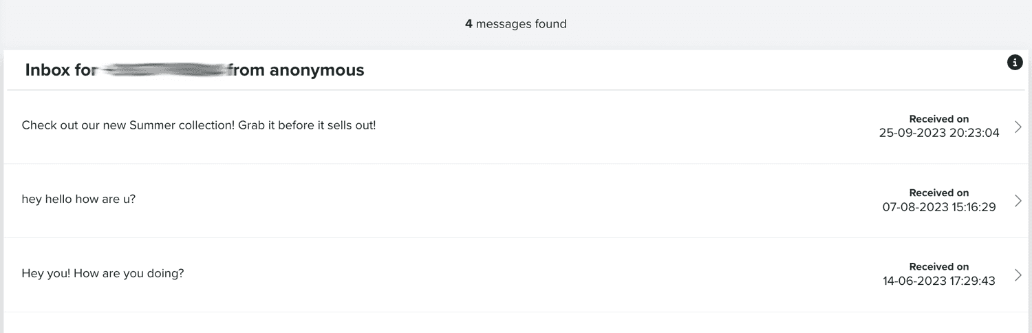inbox list