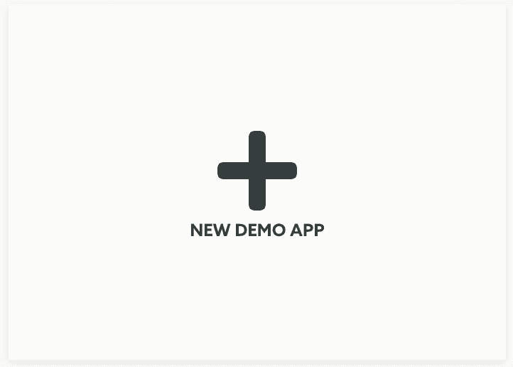 dashboard new demo app