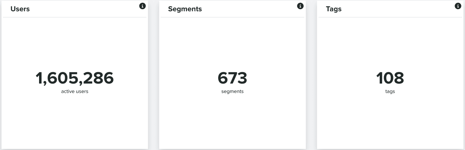 users segments tags