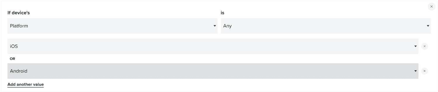 device properties multiple values