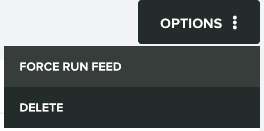 options force run