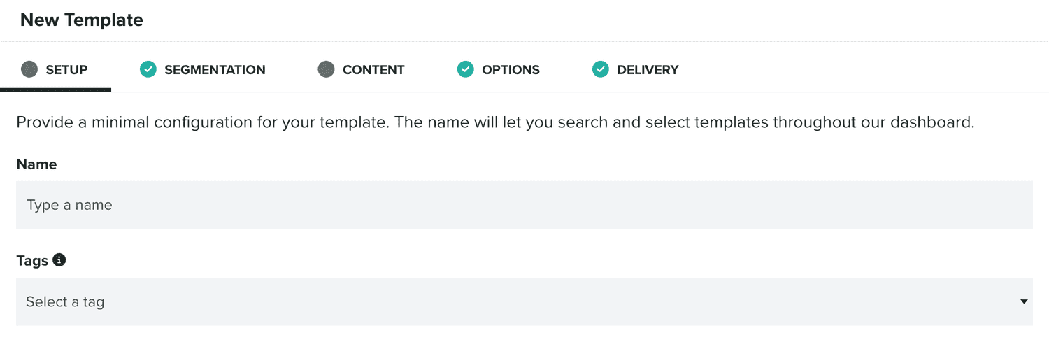 setup tab