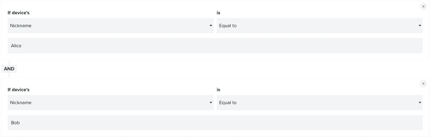 multiple user data fields