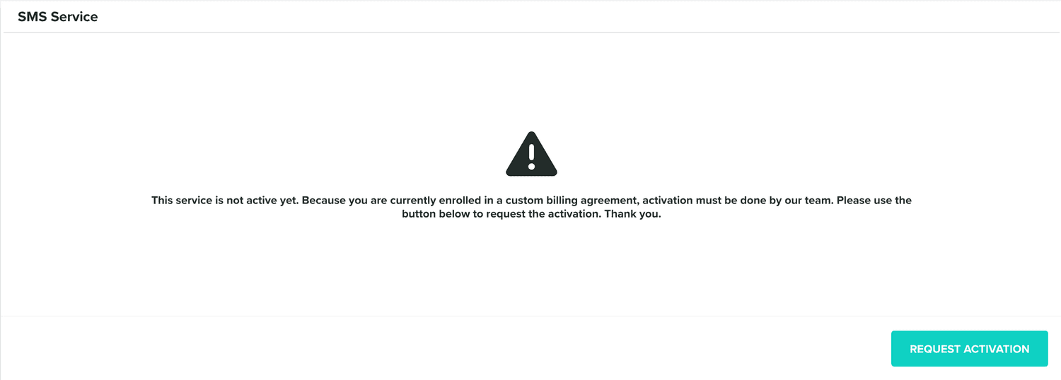 request activation