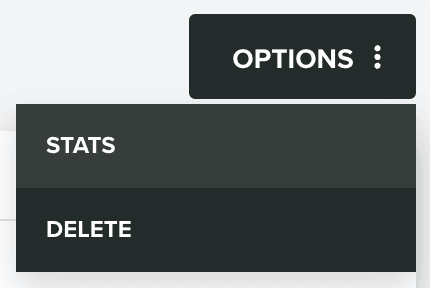 options menu stats