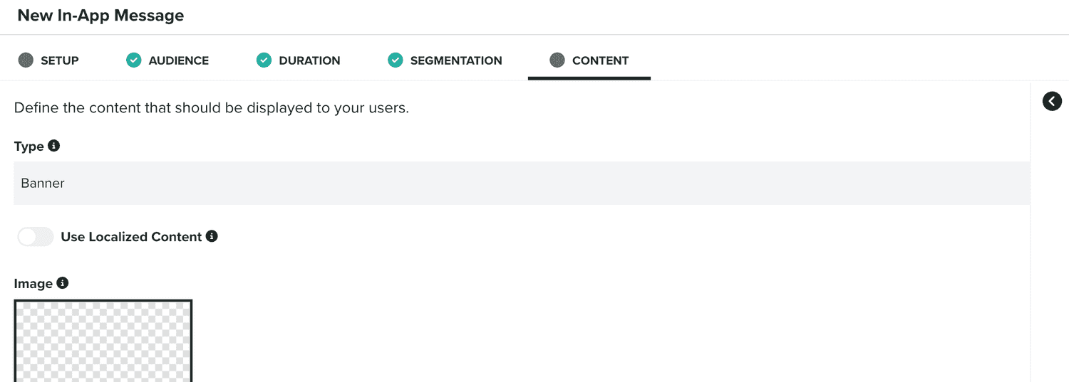 content tab