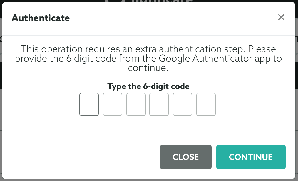 auth with 2fa