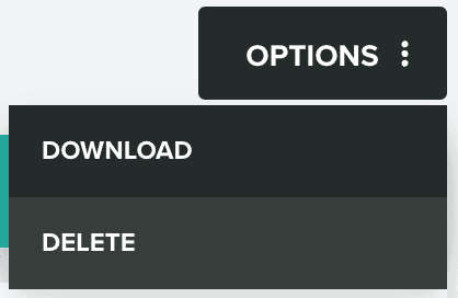 options delete