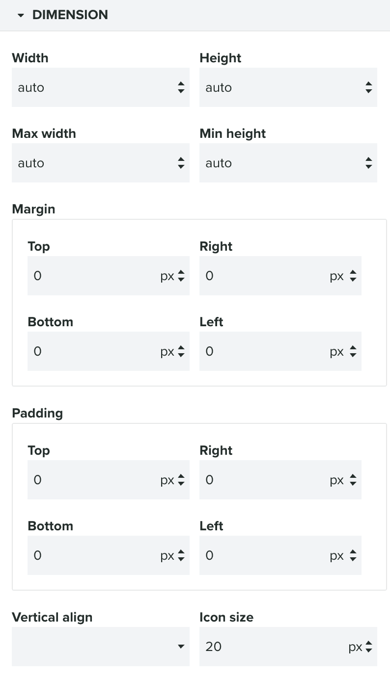 styles dimension area