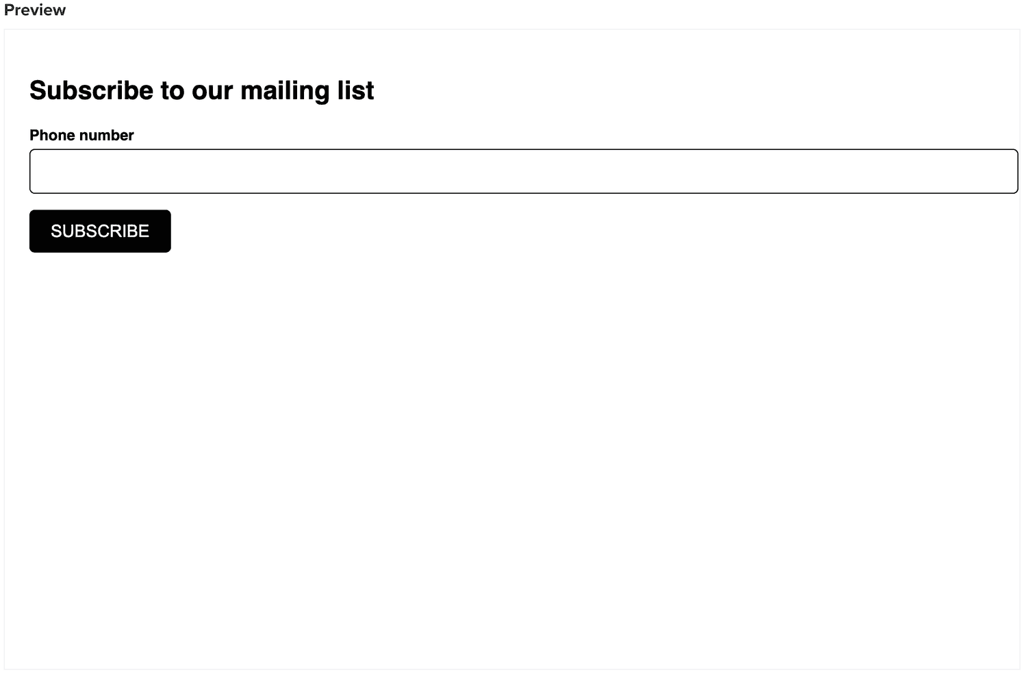 forms preview