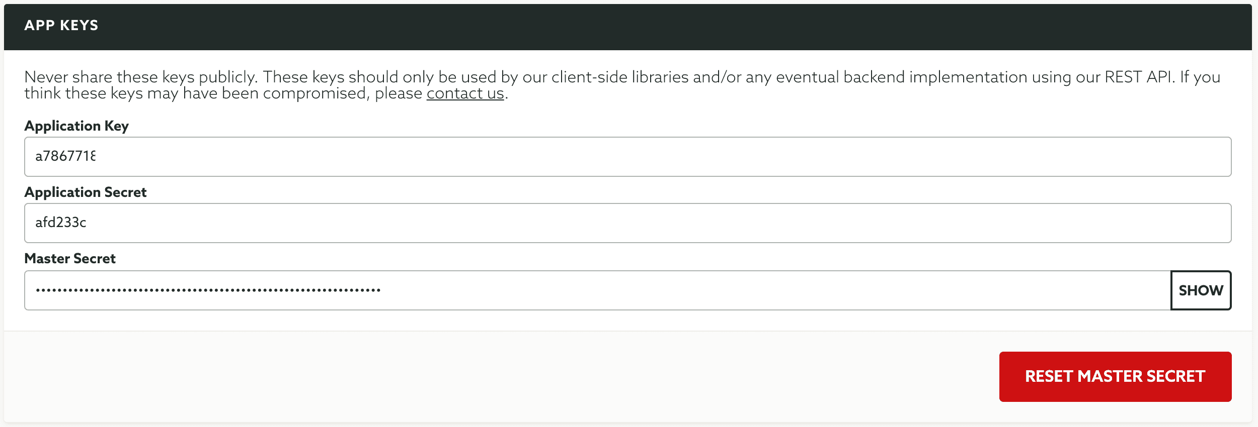 App Keys Apps Guides Notificare Docs