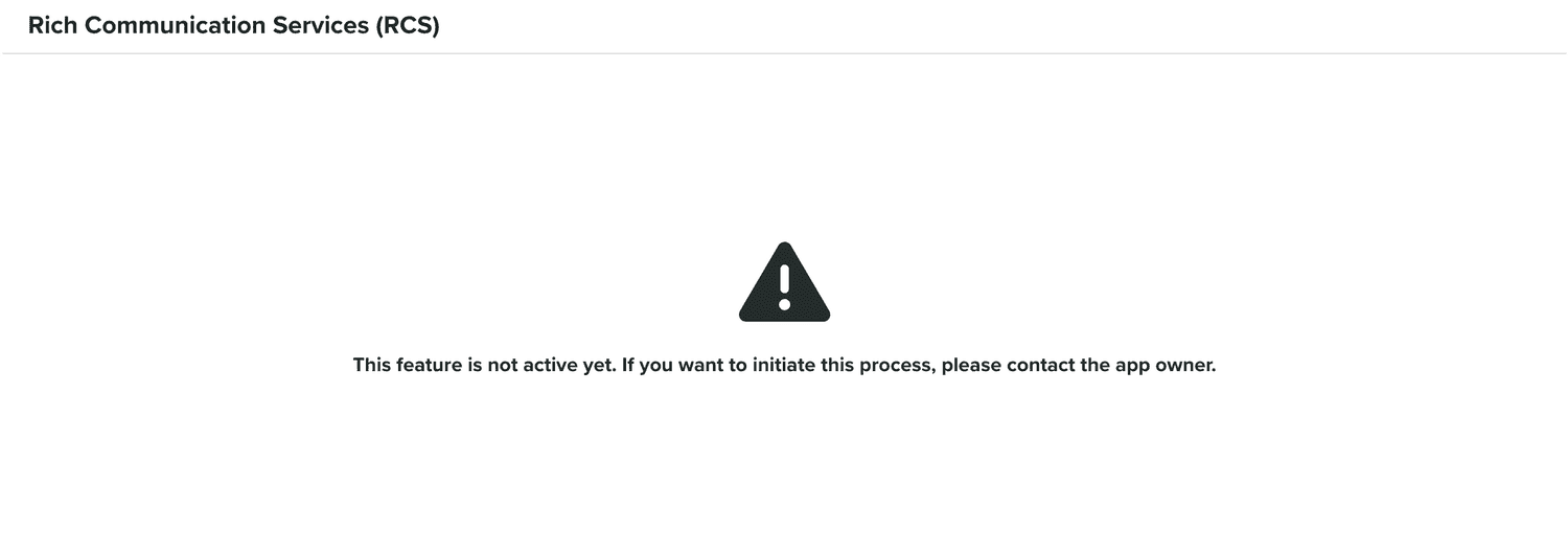 rcs disabled not owner
