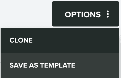 options save template