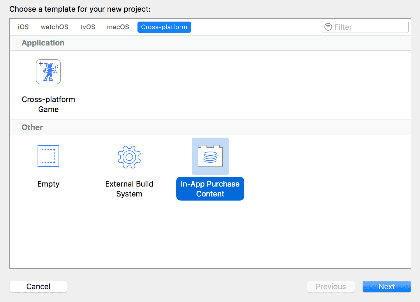 xcode create in app purchase content