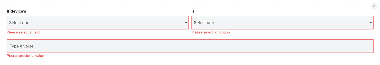 using user data fields row