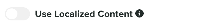 localized content