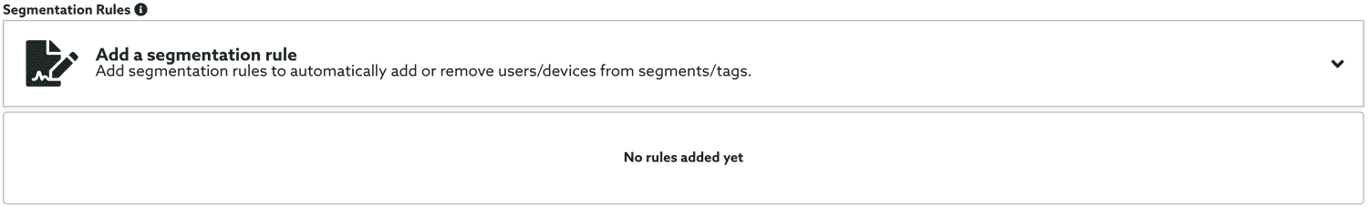 segmentation rules