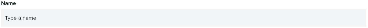 setup name