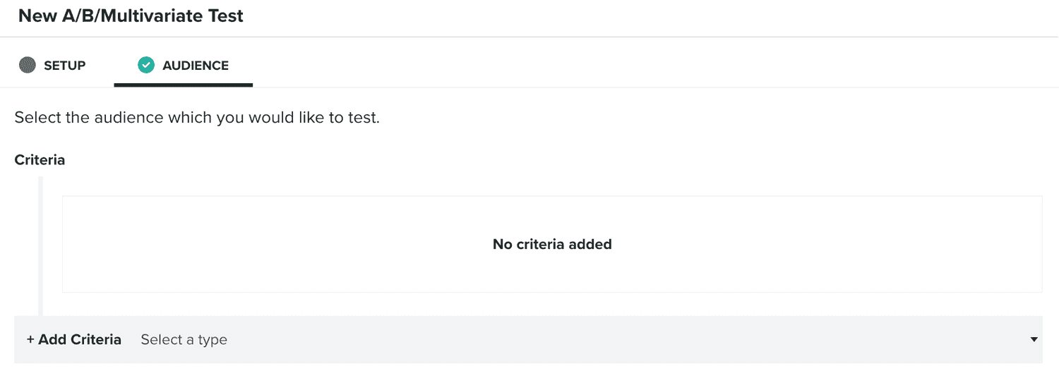 audience tab