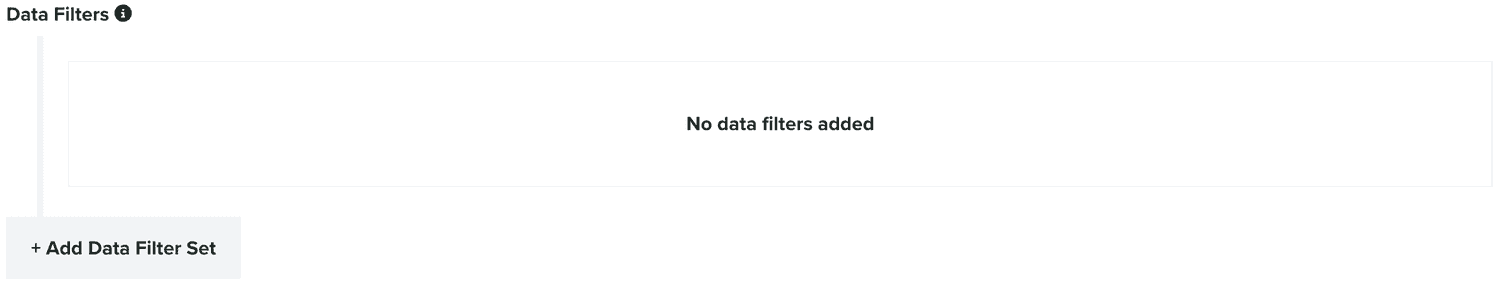 select data filters