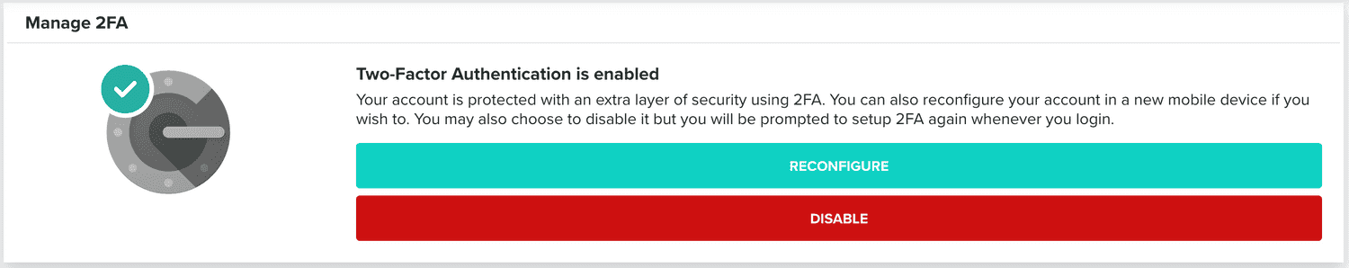 2fa configured